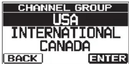 Standard Horizon HX40 - GROUPE DE CANAUX - 1