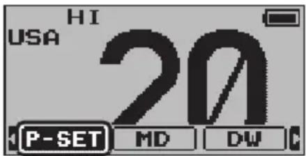 Standard Horizon HX40 - OPÉRATION sur un canal préréglé - 1