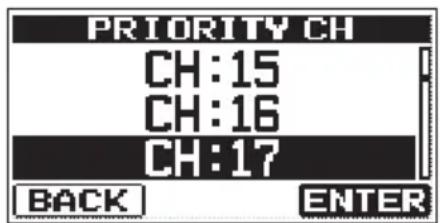 Standard Horizon HX40 - PRIORITY CH - 1