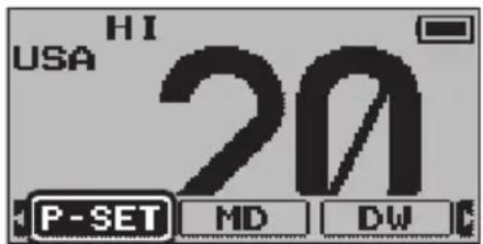 Standard Horizon HX40 - PROGRAMMATION DES BANQUES DE CANAUX PRÉRÉGLÉS - 1