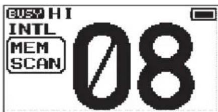Standard Horizon HX210 - OPÉRATION DE BALAYAGE - 1