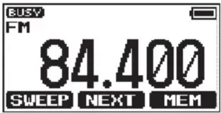 Standard Horizon HX210 - Enregistrement de la fréquence FM - 1