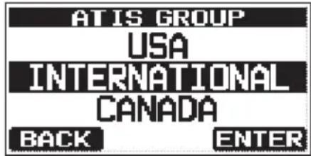 Standard Horizon HX210 - GROUPE DE CANAUX ATIS - 1