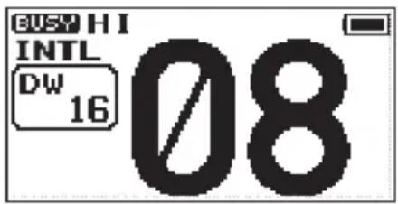 Standard Horizon HX210 - Démarrage de la double veille - 1