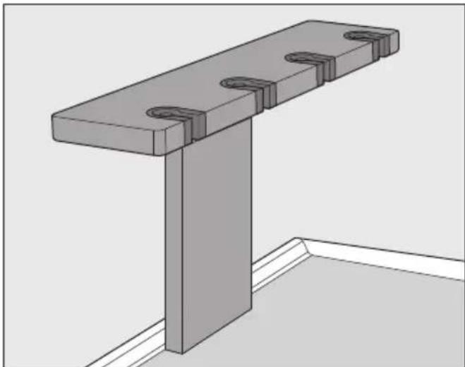 MIELE KWTUS 7055 F - Support silicone - 1