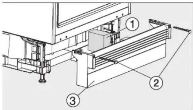 MIELE KWTUS 7055 F - Positionner la cave à vin - 2