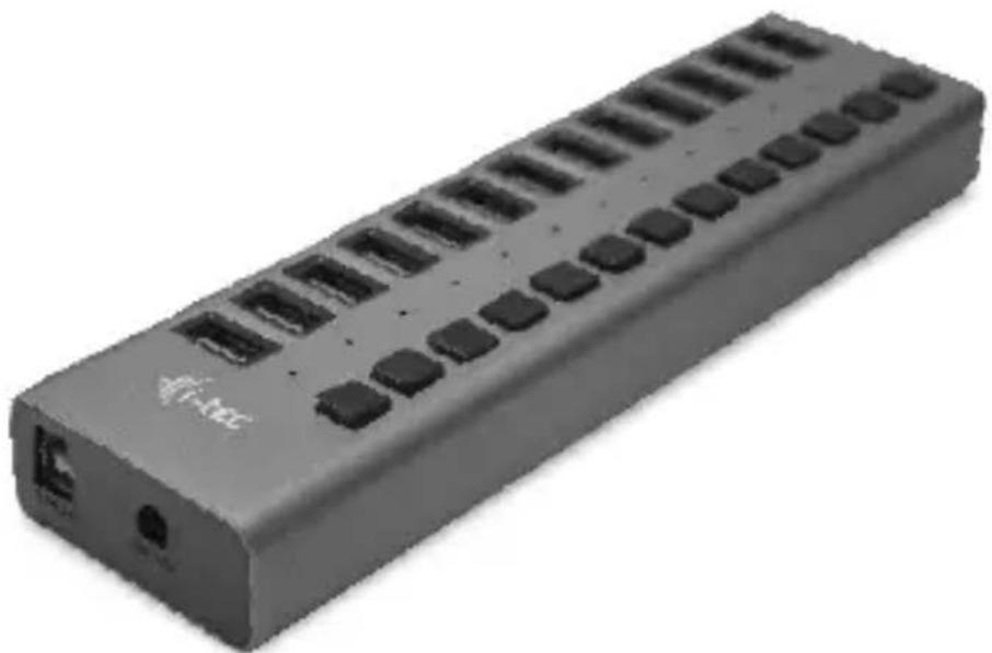 i-TEC U3CHARGEHUB13 - USB 3.0 CHARGING HUB 13 PORT + POWER ADAPTER 60 W - 1