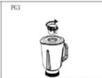 Lovio ChefAssistant Plus LVSTM02 - Cómo colocar el vaso de la batidora: - 4