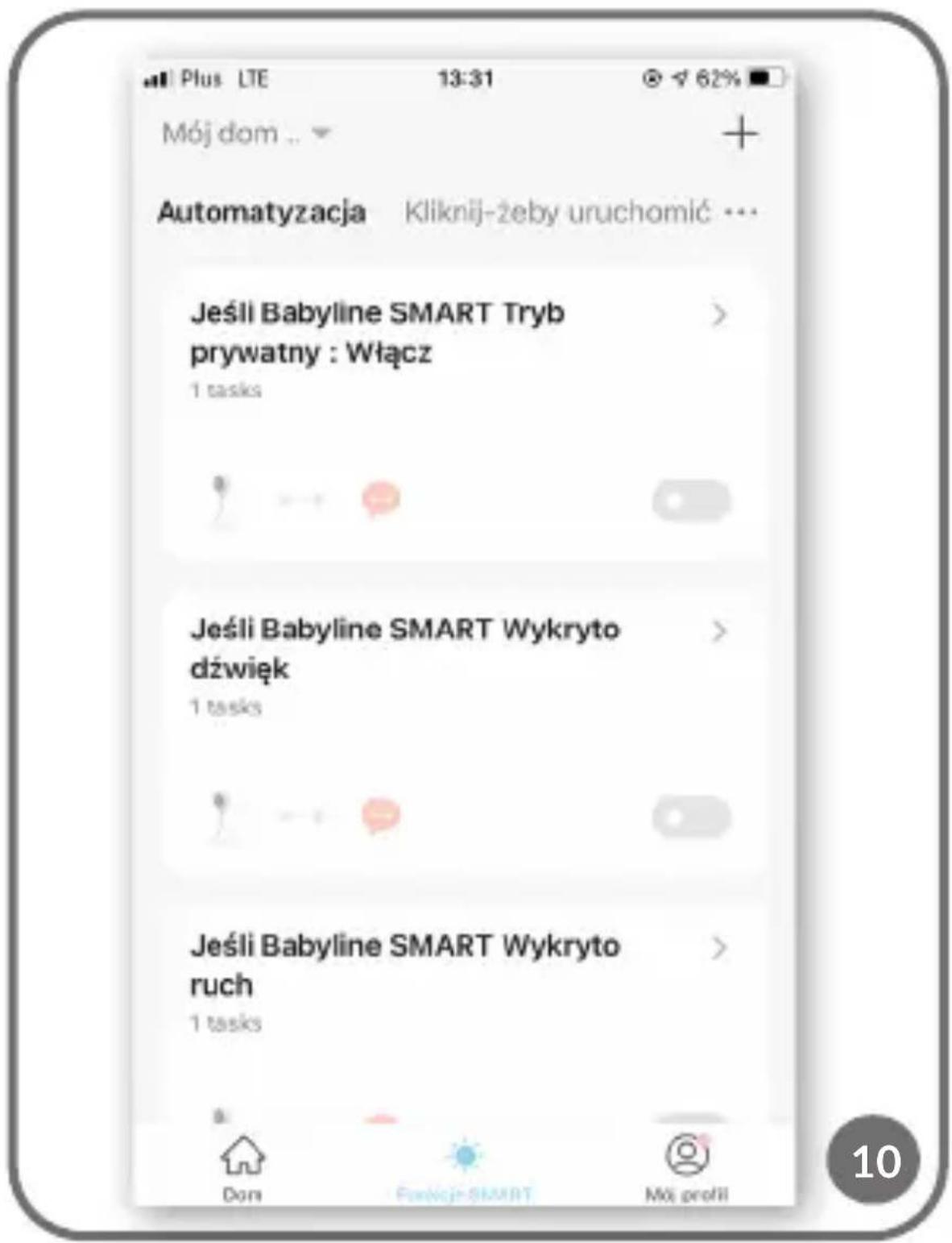 Lionelo Babyline Go - SMART-funktsioon (joonis 5): - 5