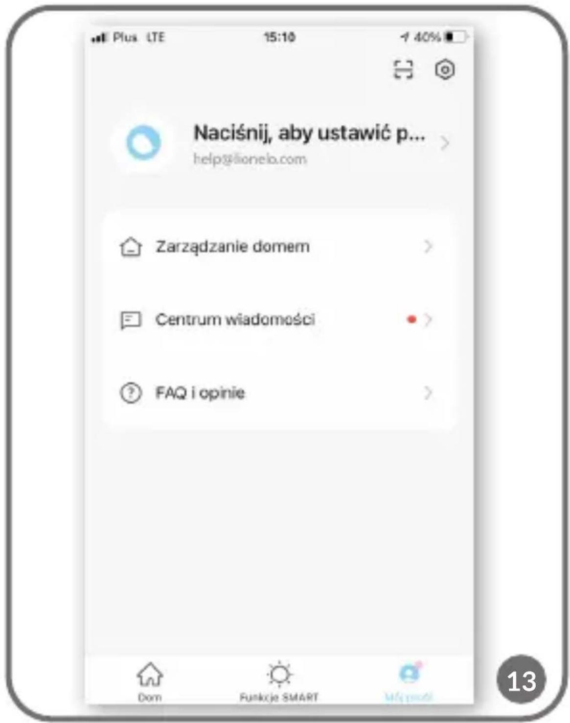 Lionelo Babyline Go - Descrierea funcțiilor - 9