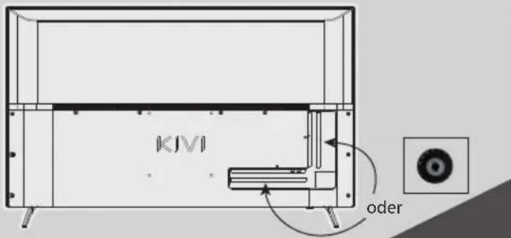 Kivi 65U730QB - INSTALLIEREN SIE MEINE ANTENNE WIE UNTEN GEZEIGT - 1