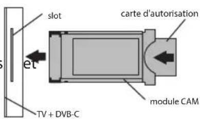 Kivi 43U760QB - CONNEXION DE LA CARTE D'ACCÈS CONDITIONNEL CI - 2