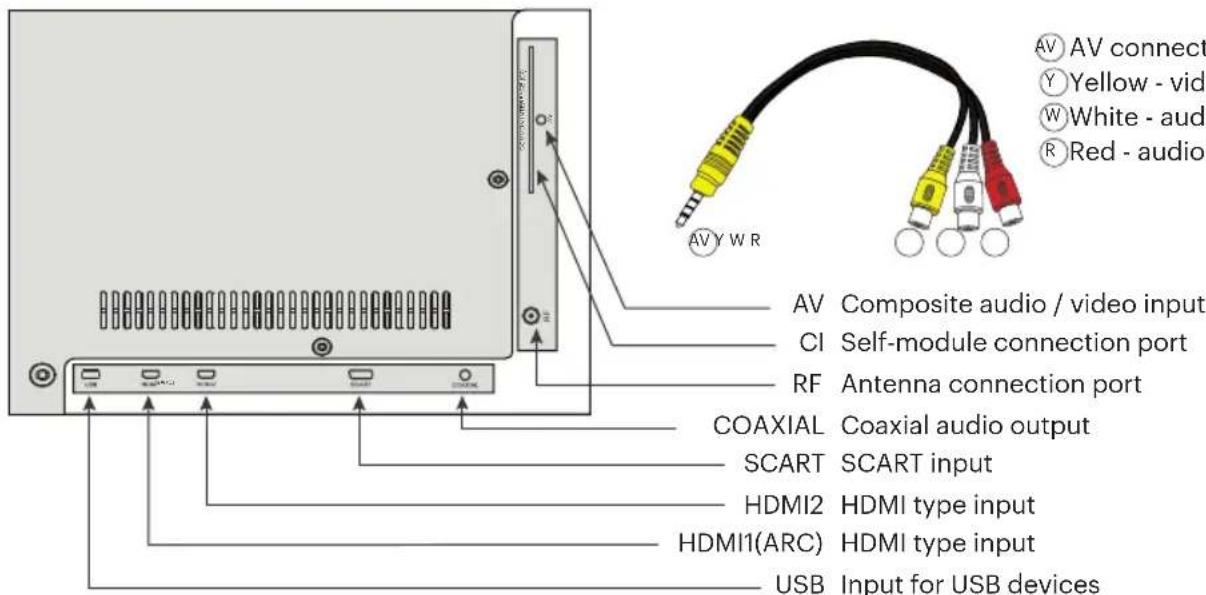 Kivi 32H540LB - Connecting devices - 1