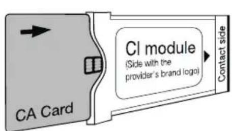 Kivi 32H540LB - Conectarea cardului de acces conditionat CI - 1