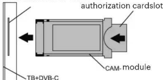 Kivi 32H540LB - Connexion d'une carte d'accès conditionnel CL - 2