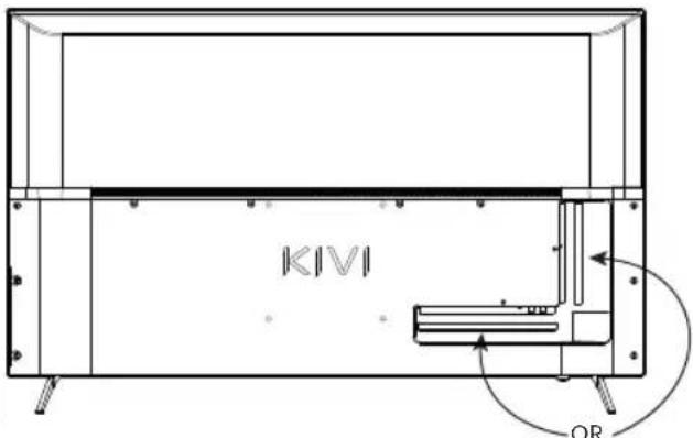 Kivi 32H540LB - Televizora virmas tirišanas kartulas - 1
