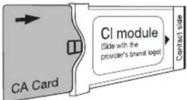 Kivi 43U790LW - CONNECTING A CI CONDITIONAL ACCESS CARD - 1