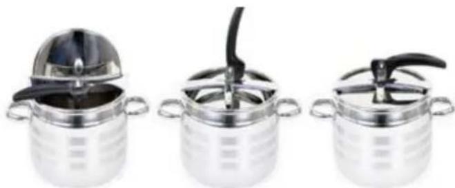 Browin 340117 - DO NOT BOIL WITHOUT WATER IN THE PRESSURE COOKER! - 1