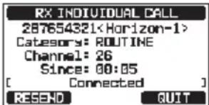 Standard Horizon Explorer GX1850 - Réponse automatique : - 2