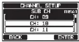 Standard Horizon Explorer GX1850 - SOUS-CANAL - 2