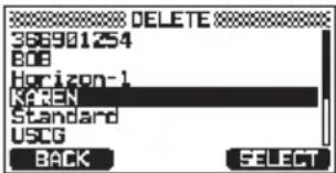 Standard Horizon Explorer GX1850 - Modification d'un point de cheminement - 6