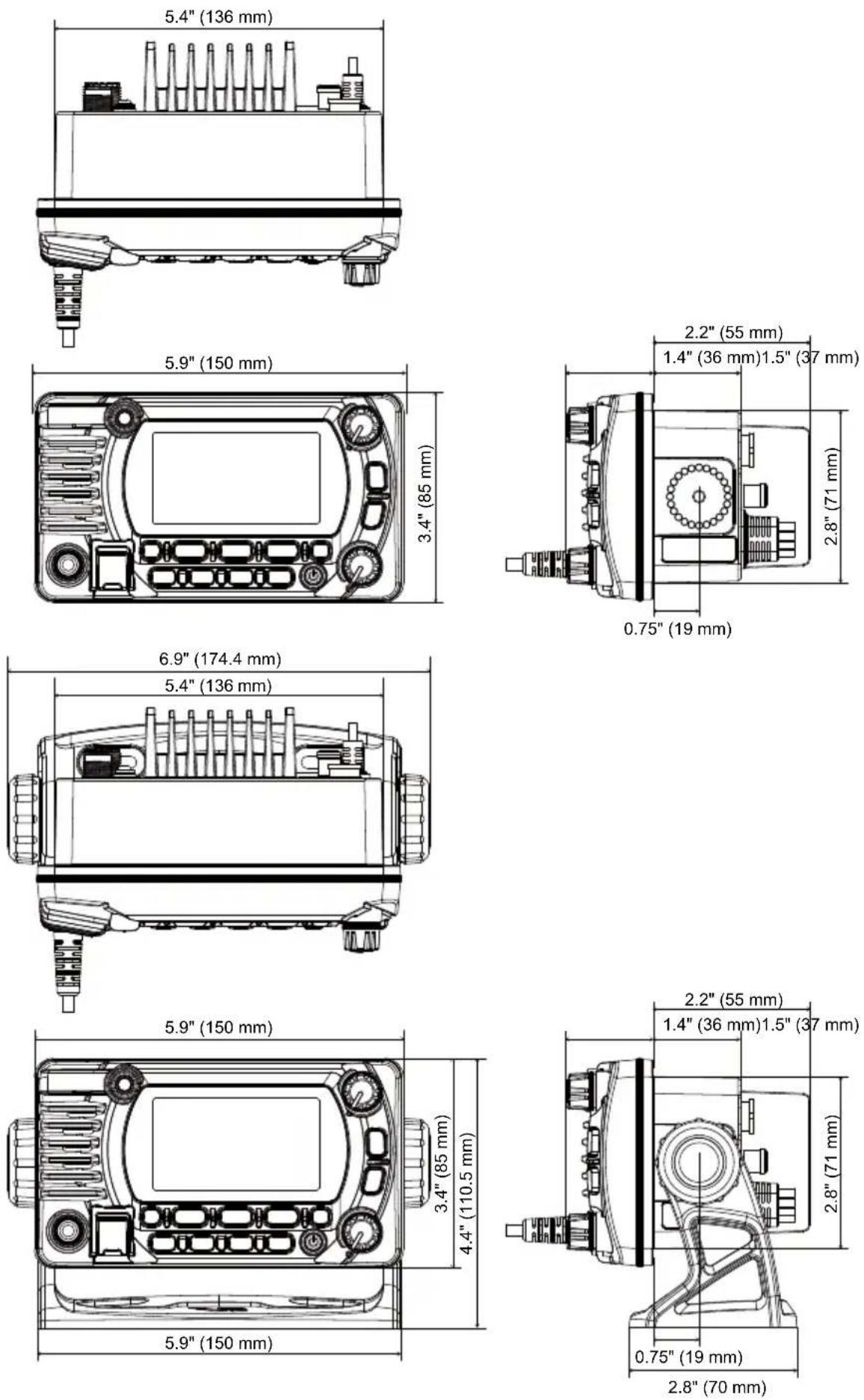 Standard Horizon Explorer GX1850 - Phrases ENTRÉE/SORTIE NMEA 0183 - 1