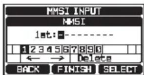 Standard Horizon Explorer GX1850 - Programmation du MMSI - 2