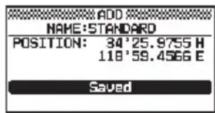 Standard Horizon Explorer GX1850 - Marquage d'une position - 6
