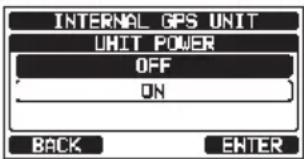 Standard Horizon Explorer GX1850 - UNIT POWER (puissance de l'unité) - 3