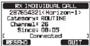 Standard Horizon Explorer GX1850 - Réponse manuelle (réglage par défaut) : - 5