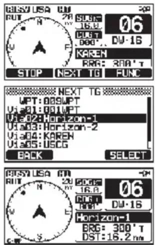Standard Horizon Explorer GX1850 - Modification de la destination - 1