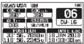 Standard Horizon Explorer GX1850 - Affichage numérique des informations GPS - 2