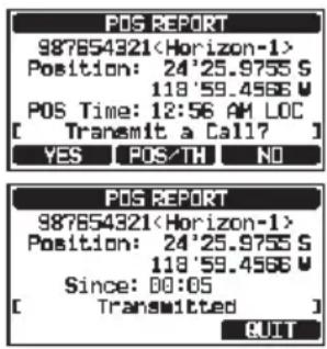 Standard Horizon Explorer GX1850 - Transmission d'un appel de signalement de position ASN - 6
