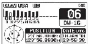 Standard Horizon Explorer GX1850 - VÉRIFICATION DE L'ETAT GPS - 2