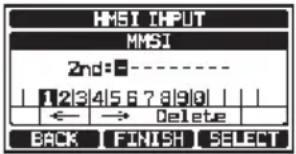 Standard Horizon Explorer GX1850 - Programmation du MMSI - 3