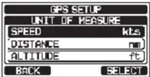 Standard Horizon Explorer GX1850 - UNITE DE MESURE - 1