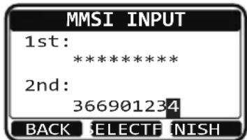 Standard Horizon Eclipse GX1400G - Programmation du MMSI - 3