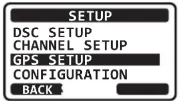 Standard Horizon Eclipse GX1400G - Modification du format d'heure - 2