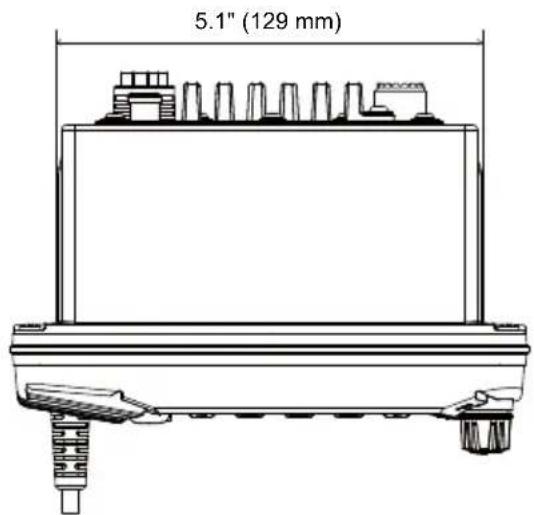 Standard Horizon Eclipse GX1400G - DIMENSIONS GX1400GPS/E - 1