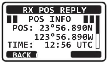 Standard Horizon Eclipse GX1400G - Transmission d'une demande de position à un autre navire - 4