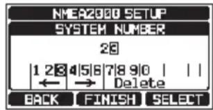 Standard Horizon Explorer GX1800 - NUMERO DU PERIPHERIQUE (APPAREIL) - 11