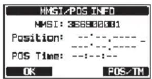 Standard Horizon Explorer GX1800 - Entrée manuelle d'informations de position - 3