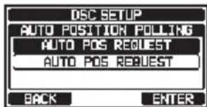 Standard Horizon Explorer GX1800 - Configuration de l'interrogation - 1