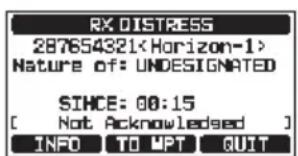 Standard Horizon Explorer GX1800 - Réception de l'animal de détresse - 3