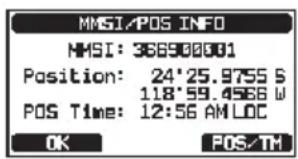 Standard Horizon Explorer GX1800 - Entrée manuelle d'informations de position - 5