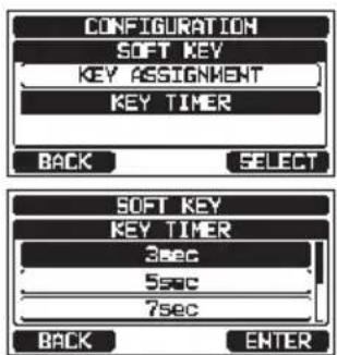 Standard Horizon Explorer GX1800 - Temporisateur touche - 1