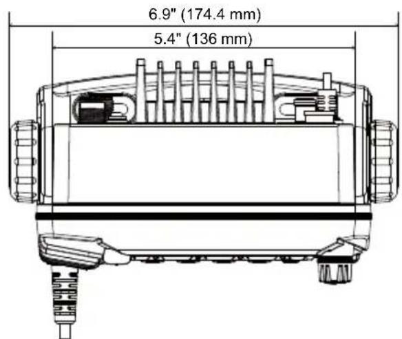 Standard Horizon Explorer GX1800 - DIMENSIONS - 4