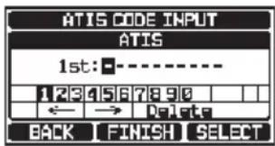 Standard Horizon Explorer GX1800 - PROGRAMMATION DES CODES ATIS - 1