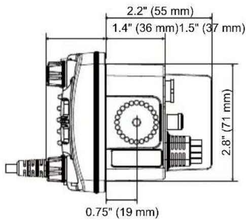 Standard Horizon Explorer GX1800 - DIMENSIONS - 3