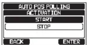 Standard Horizon Explorer GX1800 - Activation/désactivation de l'interrogation de position automatique (POS) - 2